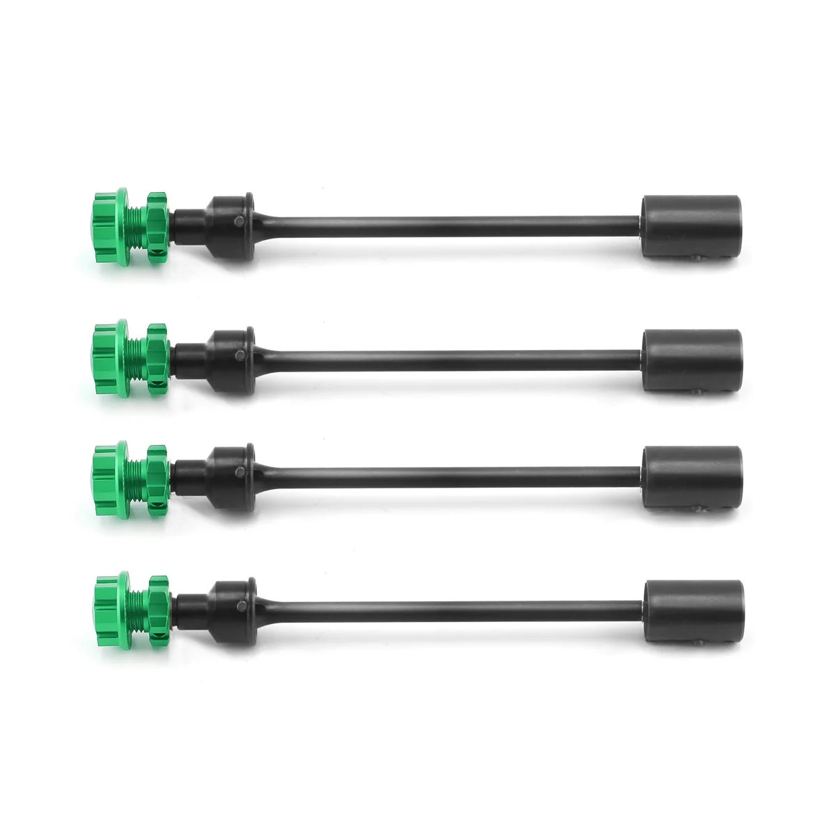 

4Pcs Steel Drive Shaft CVD Driveshaft with Splined Wheel Hex for E- 2.0 86086-4 1/10 RC Car Upgrade Parts,3