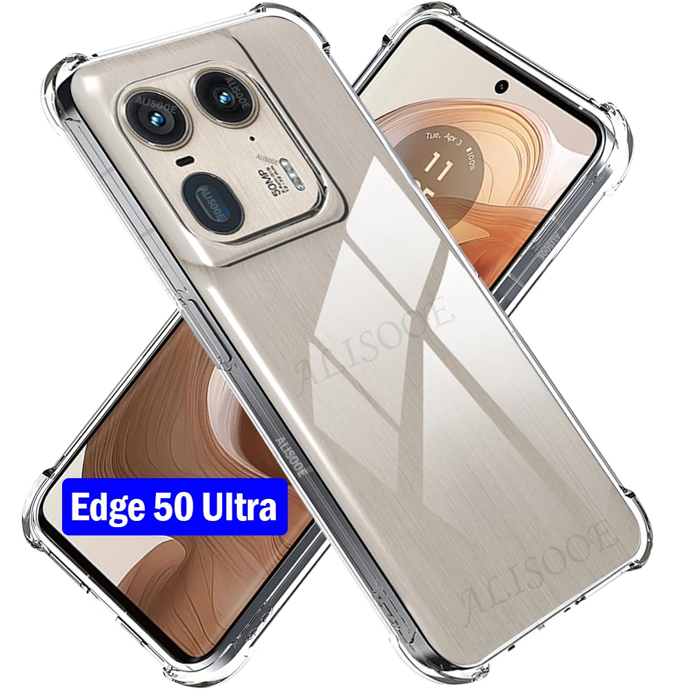 Ultra Thin HD Clear Soft Shockproof Transparent Phone Case