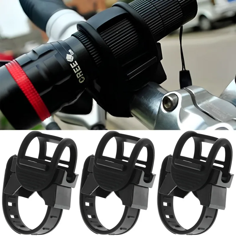 BESPORTBLE Bike Handlebar Flashlight Holder Clamp 360 Degree Rotating