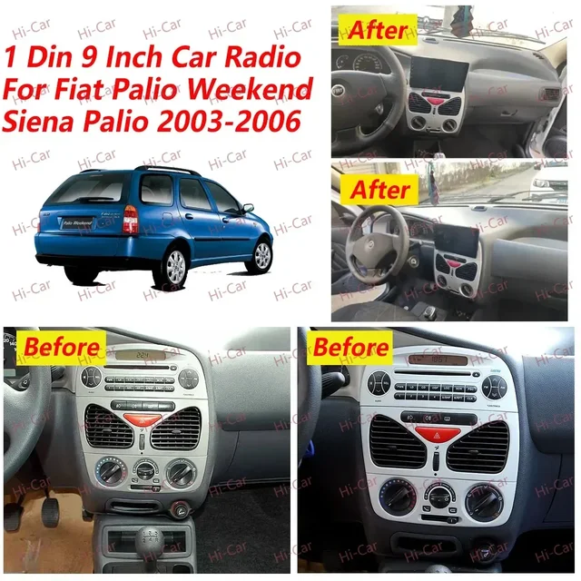 Upgrade your Fiat Palio Weekend Siena with the HiCar Android Car Radio