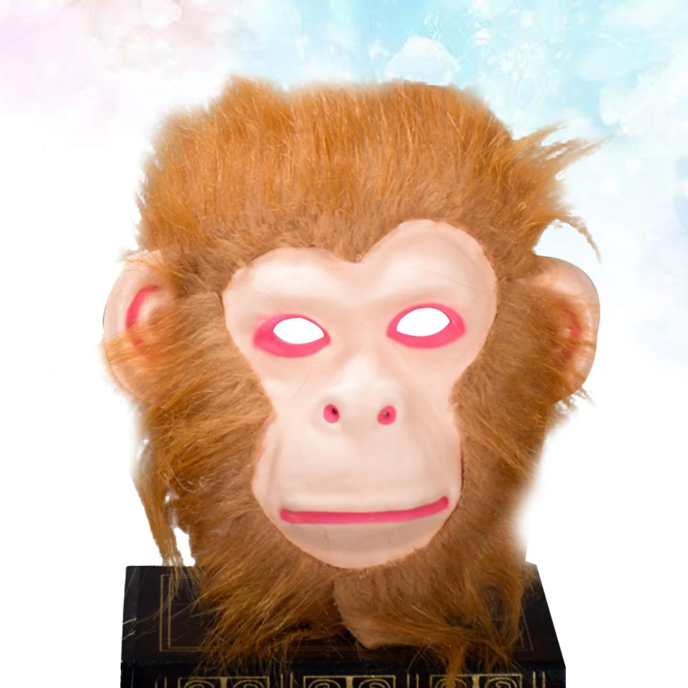 

Halloween Horrible Realistic Free Size Scary Creepy Monkey Masquerade Supplies Party Props Cosplay Halloween Halloween Costumess