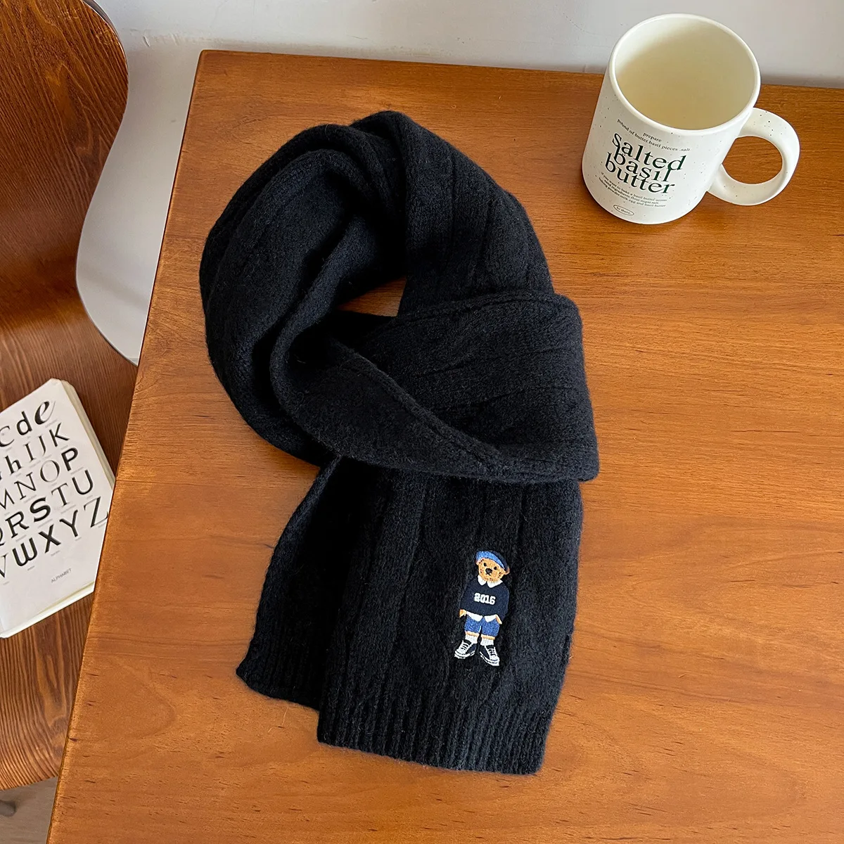 جديد 100 وشاح من الصوف الأسترالي الملتوية كابل متم...