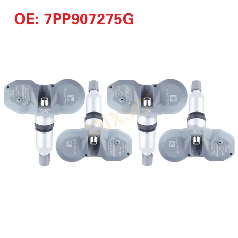 4Pcs Tire Pressure Monitor Sensor TPMS 7PP907275G For Audi A4 A6 A8 Q7 R8 Porsche 911 918 Cayenne Cayman 7PP907275G TPMS 315MHz