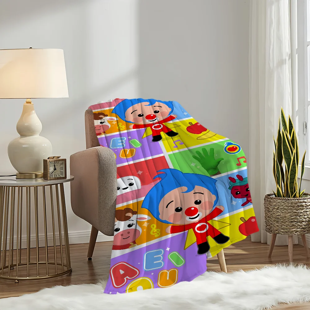 Cartoon P-Plim Plim Cute Blanket Plush Nap Sofa rug for Living Room Warm Office Bedroom Birthday Home Travel Kid Gifts 2
