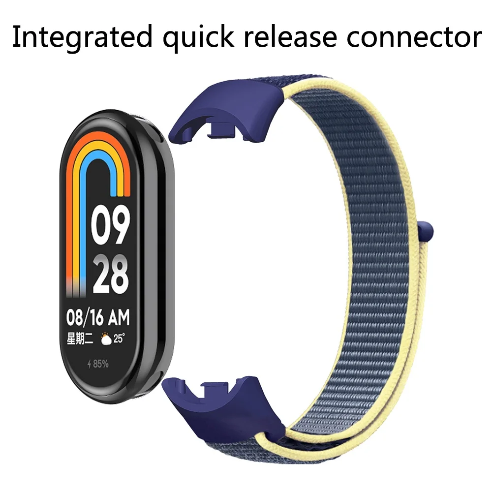 

Ремешок нейлоновый для xiaomi Mi Band 8, сменный спортивный браслет для умных часов Mi Band 8