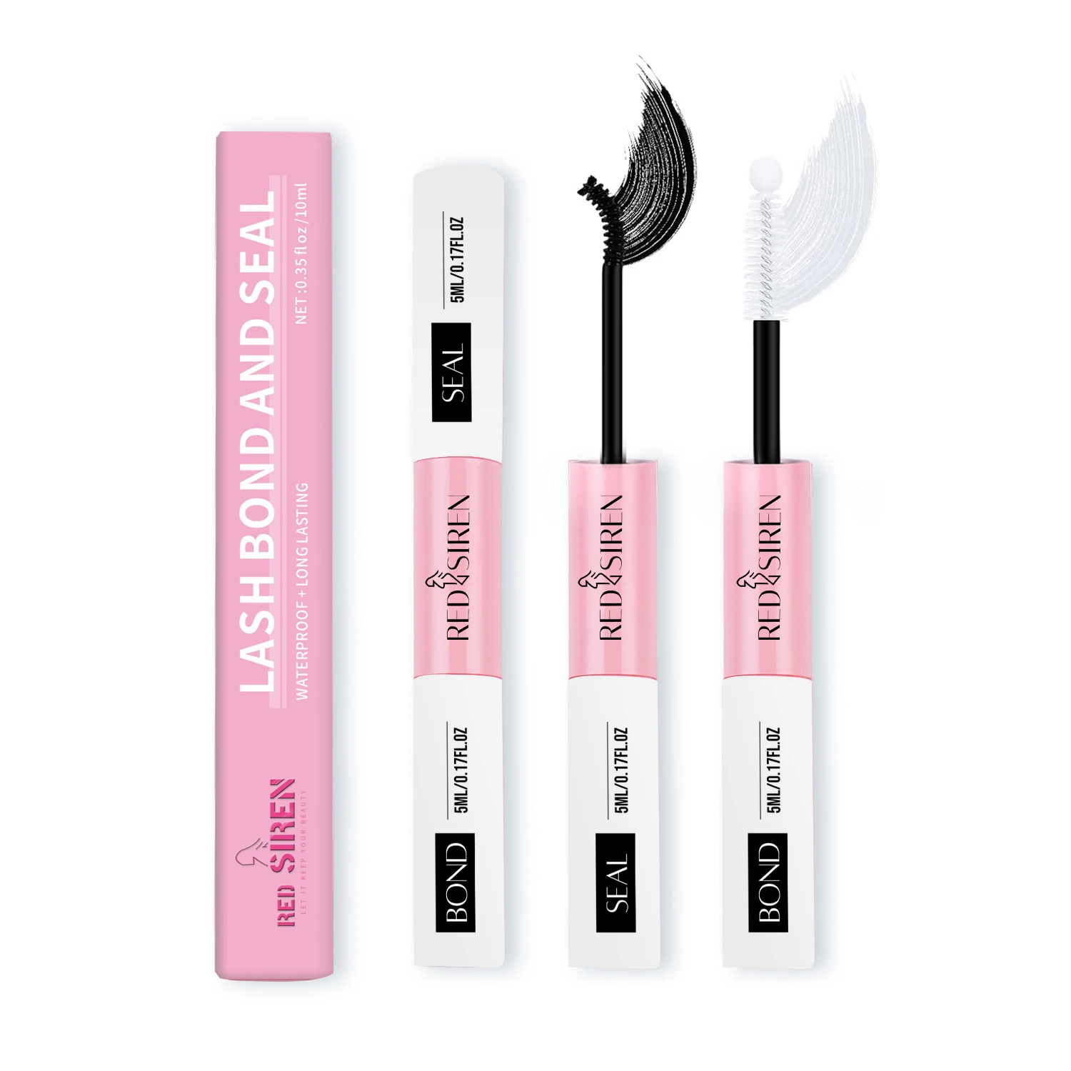 Lash Glue Super Strong Hold Waterproof Lash Bond And Seal Makeup Accessories Lash Remover + Lash Clusters Glue 3