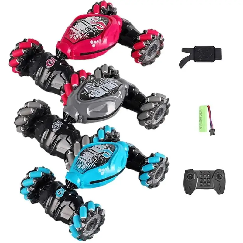 RC Stunt Car For Kids 4WD RC Car Toy Radio Remote Control Cars RC Watch Gesture