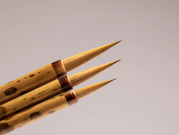 1 Stück Chinesischer Kalligrafie-Schreibpinsel Malpinsel Ouyang Xun Regular Script Pinsel Running Script Kalligrafie Geschenkset – Detail 5