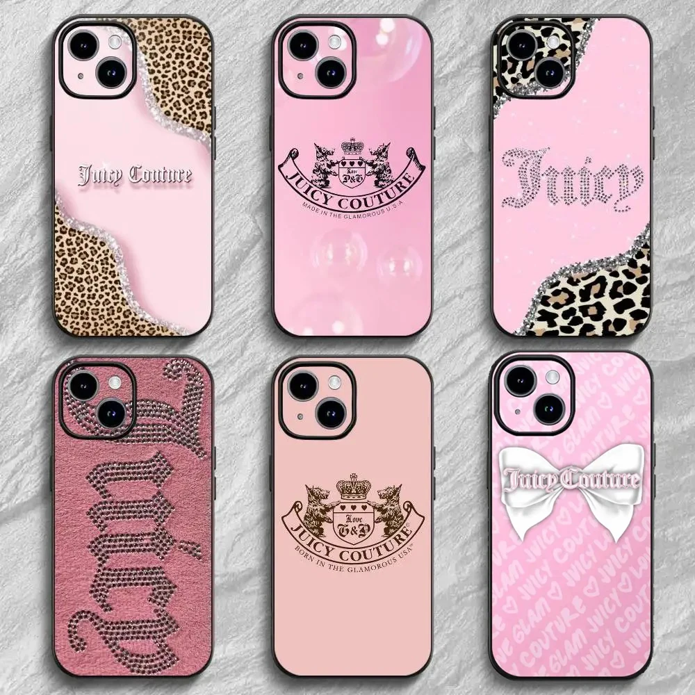 Couture Handyhülle für iPhone 17 16e 16 15 14 13 12 11 Pro Max Mini X XR XSMax 8 7 Air Plus Weiche Silikon-Rückseite J-JuicysS Cover
