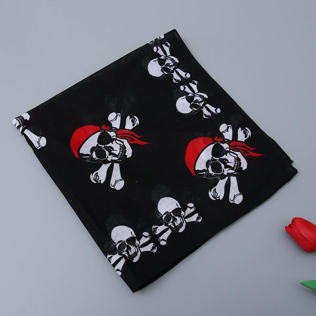 

6 Pcs Pirate Head Scarf Headband Bandana Handkerchief Skull Man Hijab