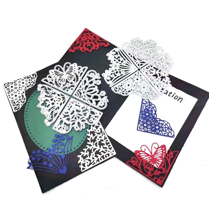 

Butterfly Flower And Plant Metal Cut Dies Stencils for Scrapbooking Stamp/Photo Album Decorative Embossing DIY Paper Cards