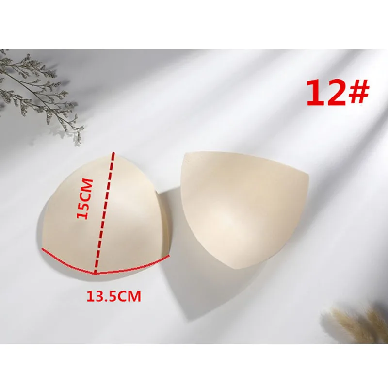 Bra pads inserts Swimsuit Padding Inserts Women Clothes Accessories Foam Triangle Sponge Pads Chest Cups Breast Bra Bikini Inserts Chest Pad