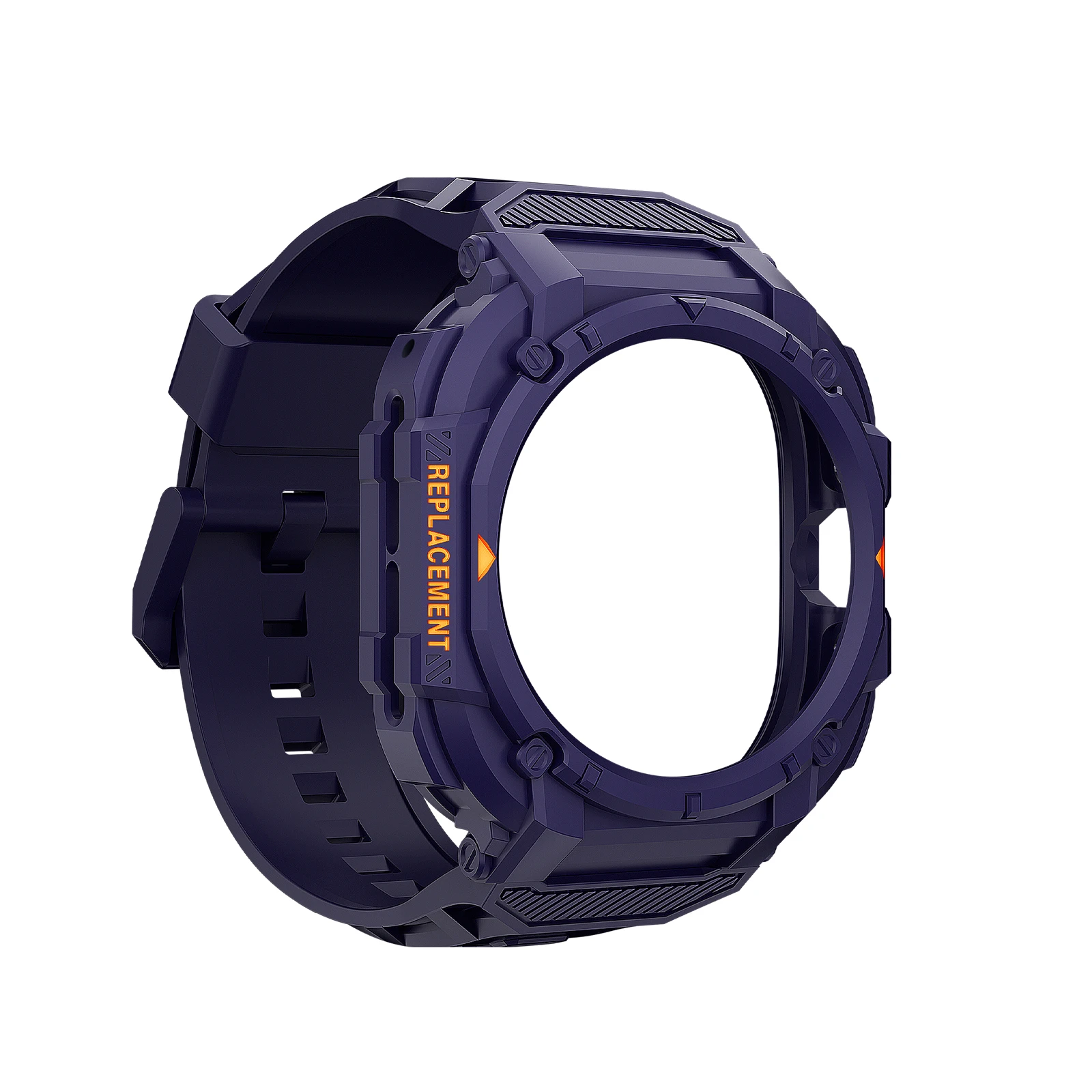 TPU Hollow Out One-Piece Protective Watch Cover with Straps - Premium Accessory