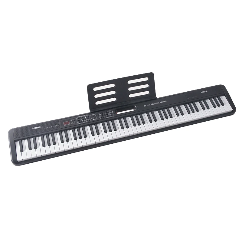 Portable 88 Key Electronic Organ Bluetooth MIDI Electronic Piano Children's Beginner Keyboard Musical Instrument Synthesizer