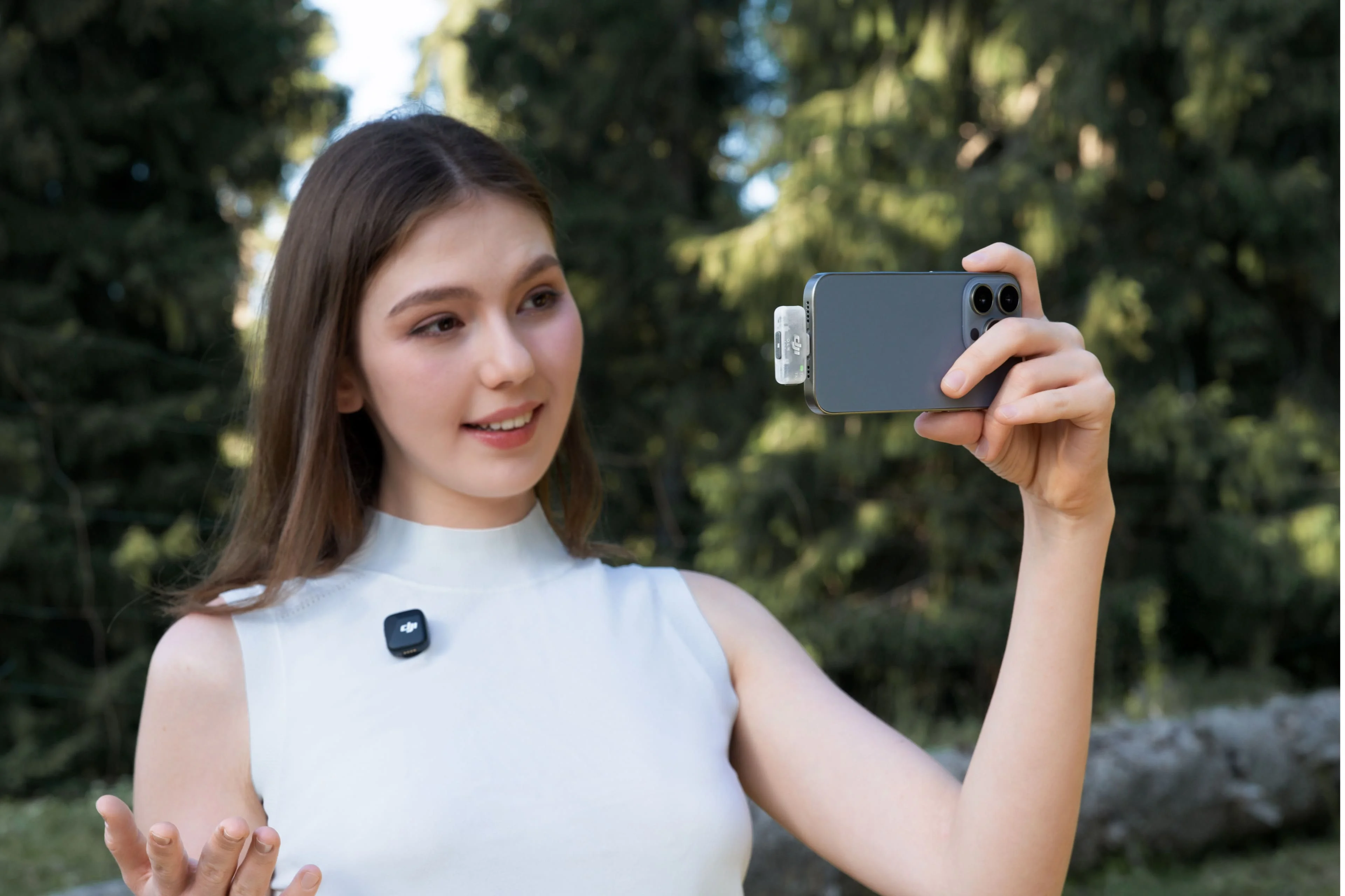 DJI Mic series mobile phone receiver is compatible with Mic 2, Mic 3 and Mic Mini transmitters DJI original