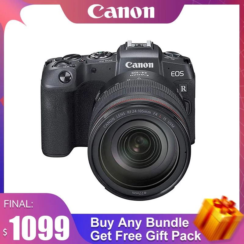 Canon eos rp mirrorless câmera flagship profissional