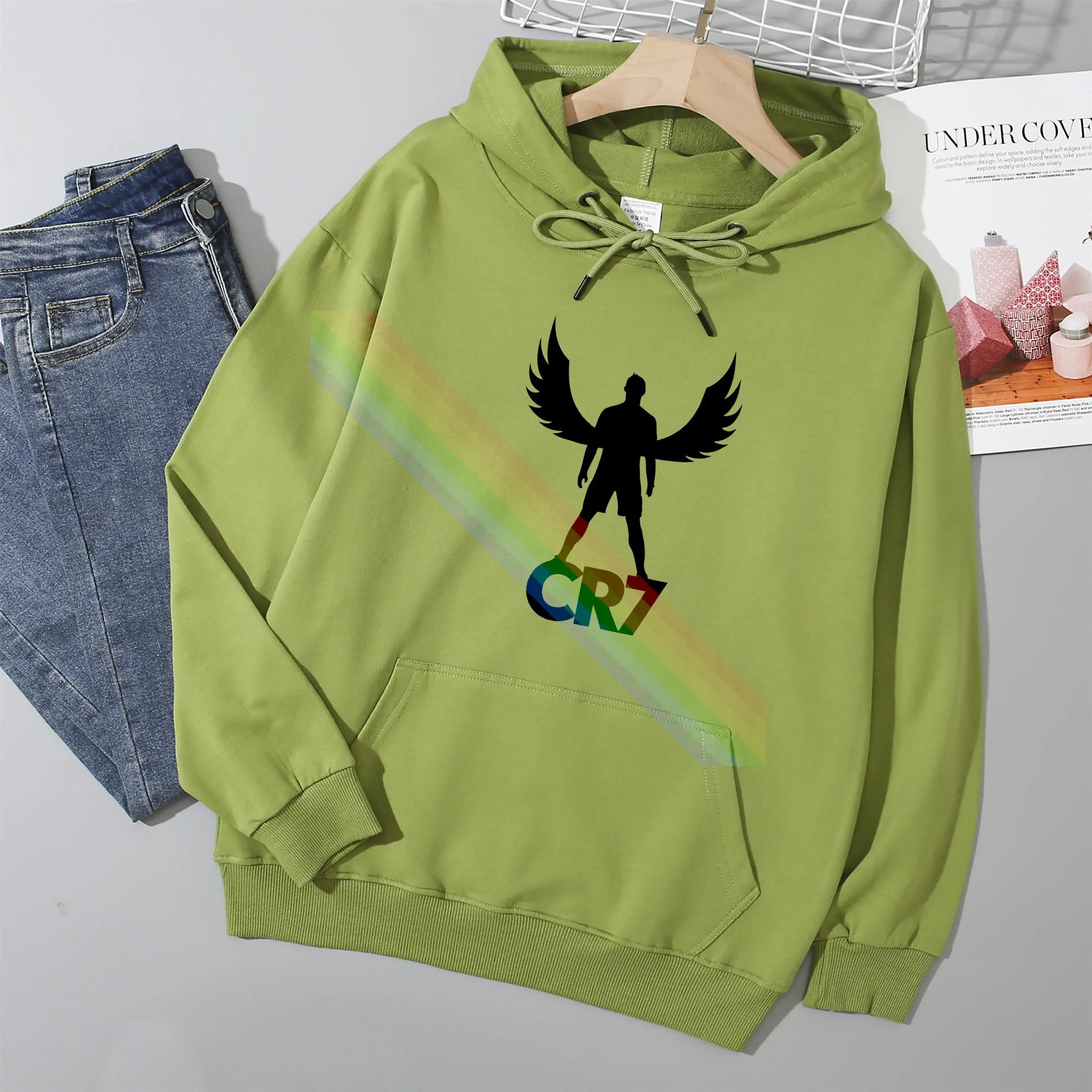 

CR7 best selling Printed High Quality Brand Unisex Limitied Edition Hoodie Mens Fashion Clothing Sweatshirt Pullover Asian Size