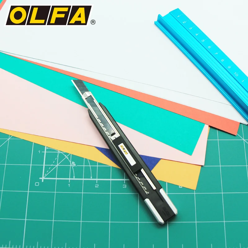 OLFA LTD-04 Cutter Limited Series 9mm Utility knife Fine craft wallpaper Cutting craft tool self-locking continuous knife