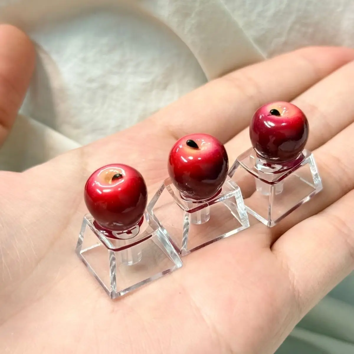 Adorable Fruit ESC Keycaps - Transparent Kawaii Desk Decor Gift