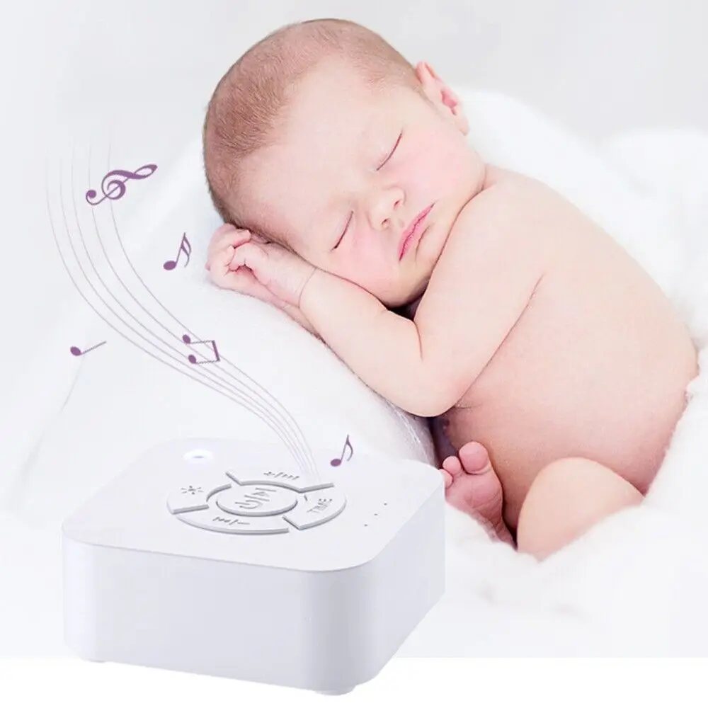 

White Noise Machine USB Rechargeable Timed Shutdown Sleep Sound Machine Children Infants Sleep Comforter Music Sleep Instrument