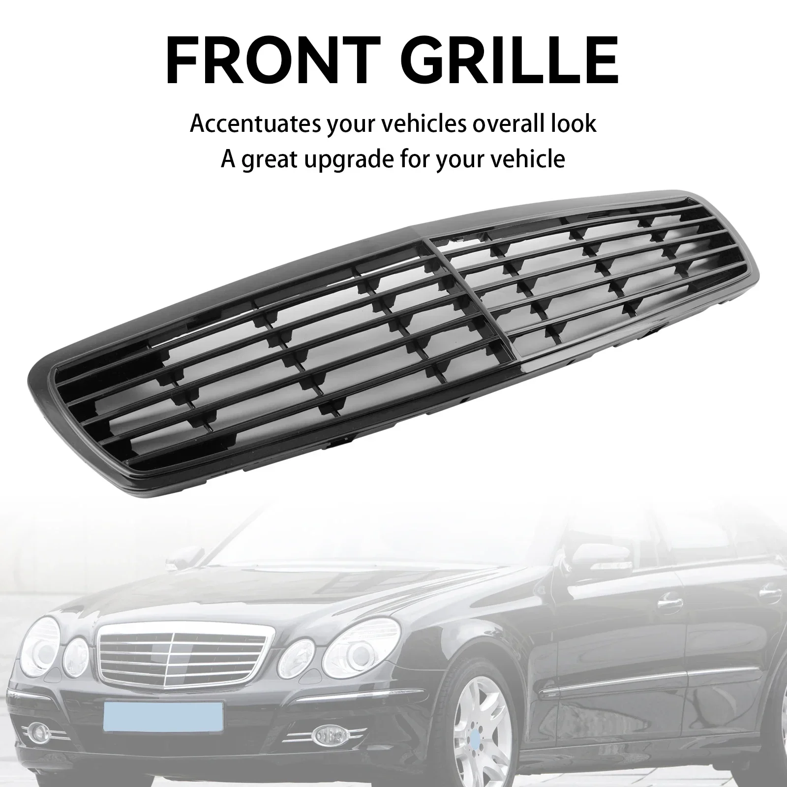 

For Mercedes-Benz E-Class W211 E320 E350 E55 AMG 2002-2006 Artudatech Front Grill Grille Fit