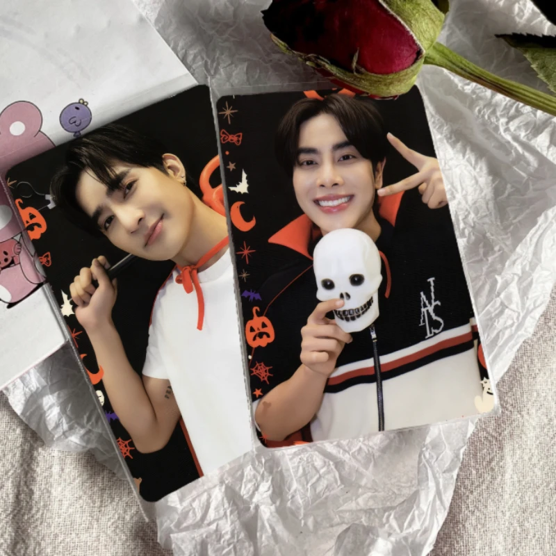 2PC/SET 중복 없는 할로윈 시리즈 Cherish Photo Joongdunk Jimmysea Earthmix Perthsanta 양면 3인치 8.4*5.6cm 프린트 카드