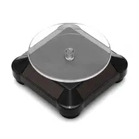 Présentoir rotatif à 360 degrés, alimenté par énergie solaire ou batterie, montre, bagues, colliers, support de bijoux 2