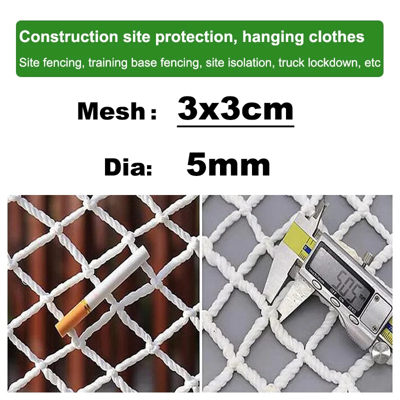 Description Picture 2 of itemBalcony Anti-Fall Net Cat Window Mesh Rail Safety Net Stair Safety Netting Stairwell Netting Stairs Protective Net Child