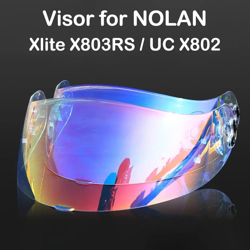 NOLAN X-803 X-802 X603 용 X-Lite 미러 바이저 X-702 X603 오토바이 헬멧 바이저 Uv 보호 Casco Moto Visera Sunshield