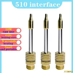 Pointes de fer à souder avec 1/2 cœurs chauffants 10W, en cuivre universel pour chargement sans fil USB, outils pour la maison, 1/2 pièces 