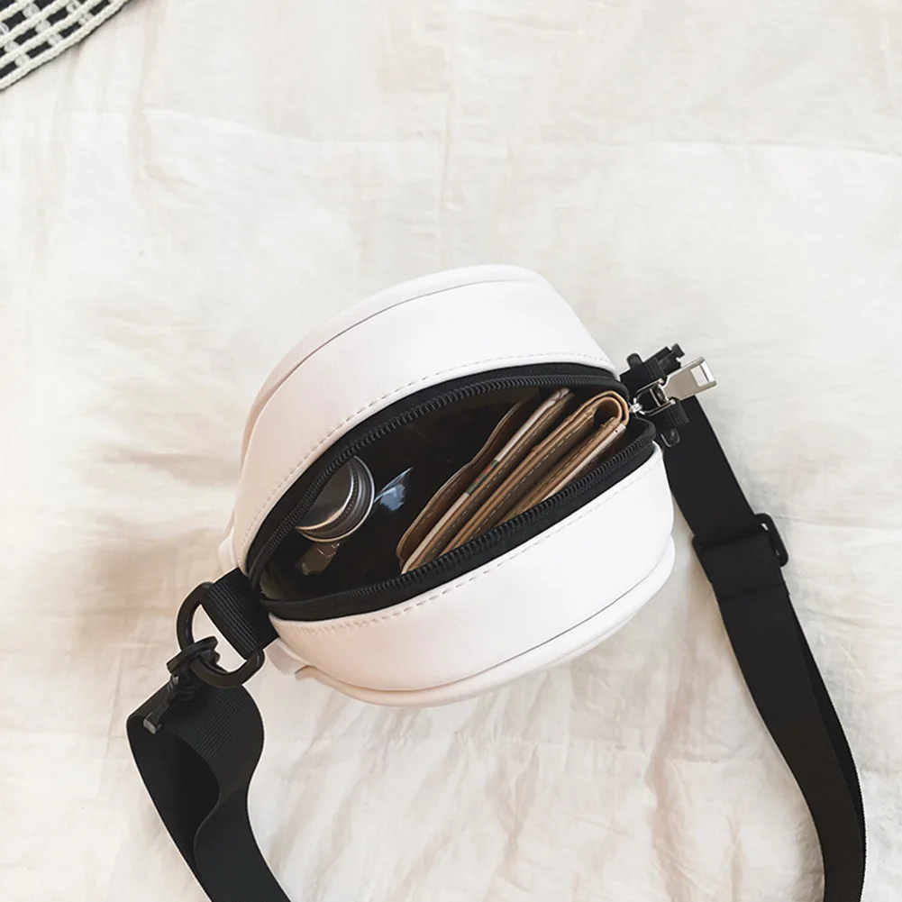 Ghost Funny Shoulder Bag Lovely Fun Devil Fashion Leather Shoulder Bag Small Portable Crossbody Handbags Zipper for Daily Street