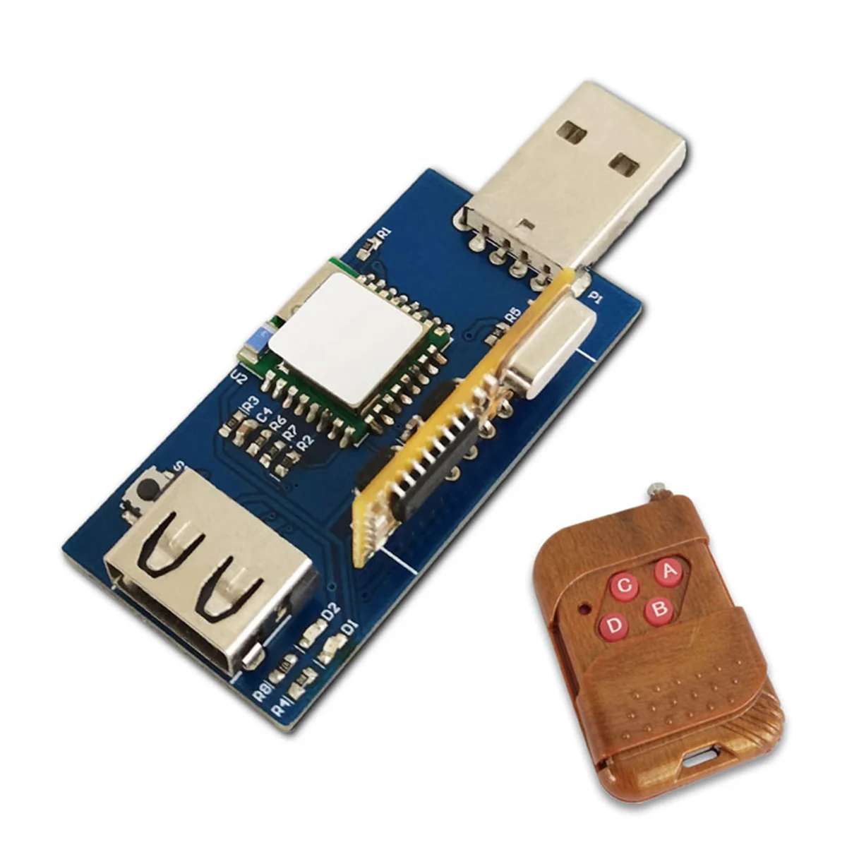 

USB-переключатель с дистанционным управлением через мобильное приложение/433M дистанционное управление 2,4G WiFi с USB-модулем передачи данных