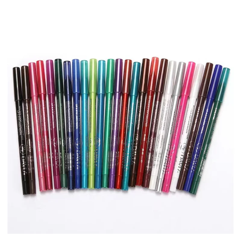 Liquid Eyeliner Makeup Pen Eyeliner Pencil Eyeshadow Eyeliner Eyeliner Paste 14 Color eyeliner pen black white green blue waterproof eyeliner pen quick drying non flowering cosmetics tool