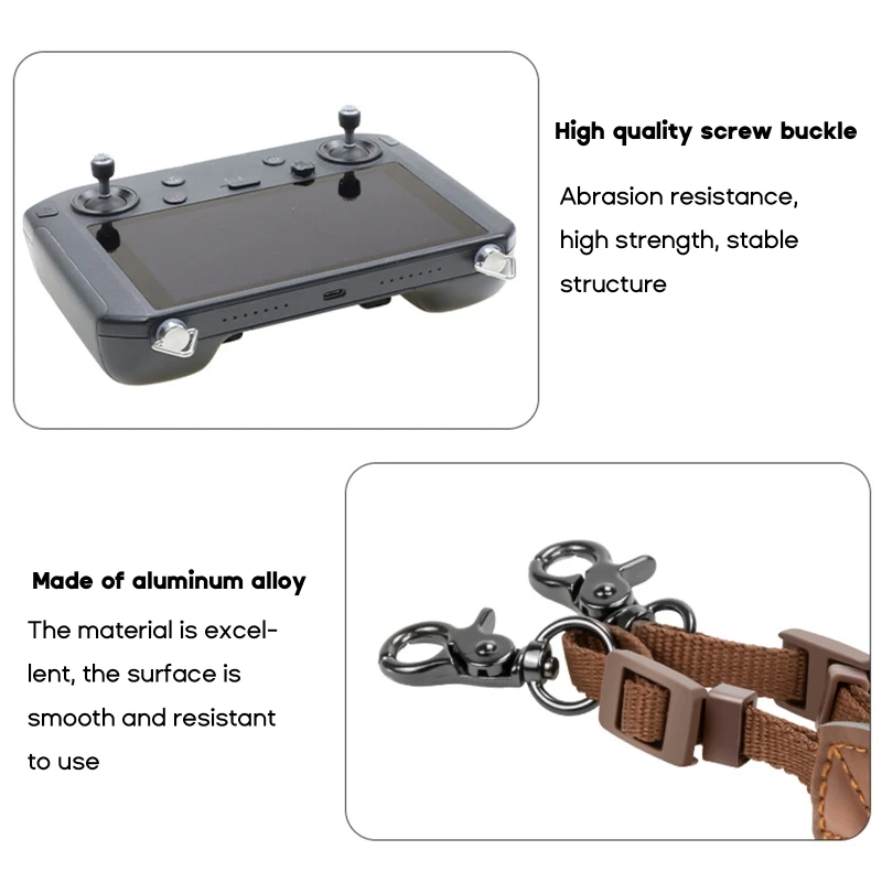 For DJI Flip/Mavic 3/4 Pro/Air3S/Mini 3 4PRO Drone RC/RC Pro 2/Smart Screen Remote Controller Lanyard Neck Strap Sling Accessory drone accessories,remote controller lanyard