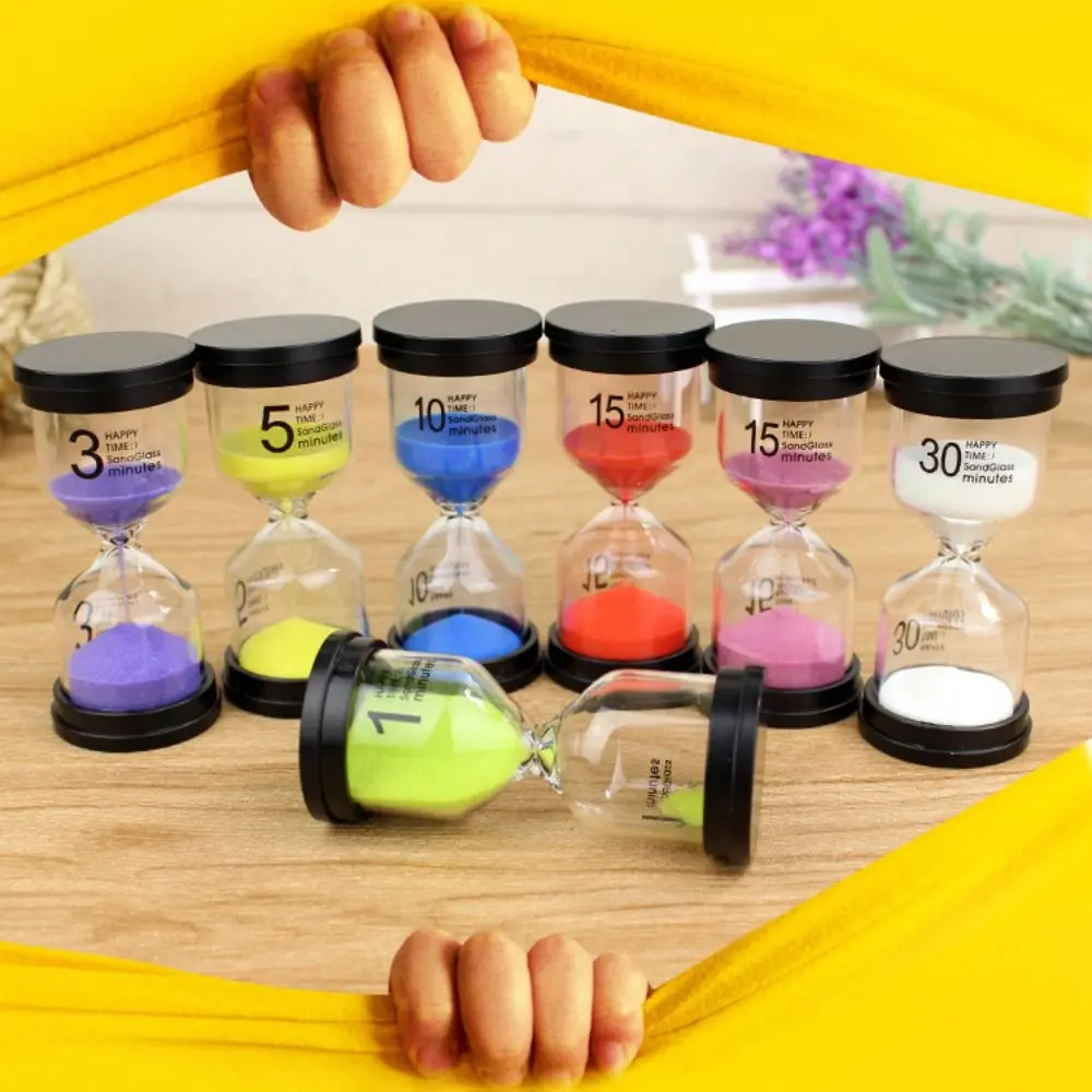 Electroplate Home Decoration Time Reminder Graduation Gift Glass Tube Desktop Ornament Hourglass Timer Sandglass Time Funnel Sand Timer Liquid Hourglass Timer Colored Hourglass
