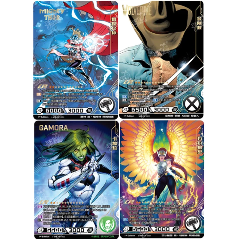 

Marvel CR Card Dr. Destruction Black Widow Venom Avengers Alliance Heroes Battle Flash Gold Card Children's Toy Christmas Gift