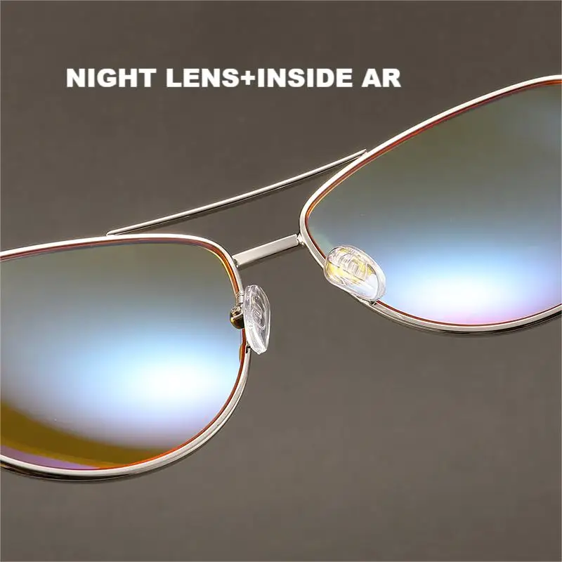 Enhanced Night Vision Metal Frame Glasses