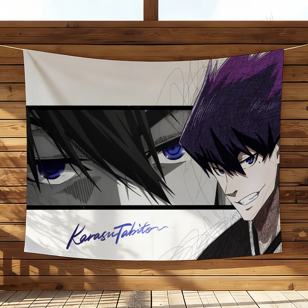 Anime Blue Lock Flag Decorative Banner - Perfect for Outdoor Camping, Family Parties, and Garden Decor Gift