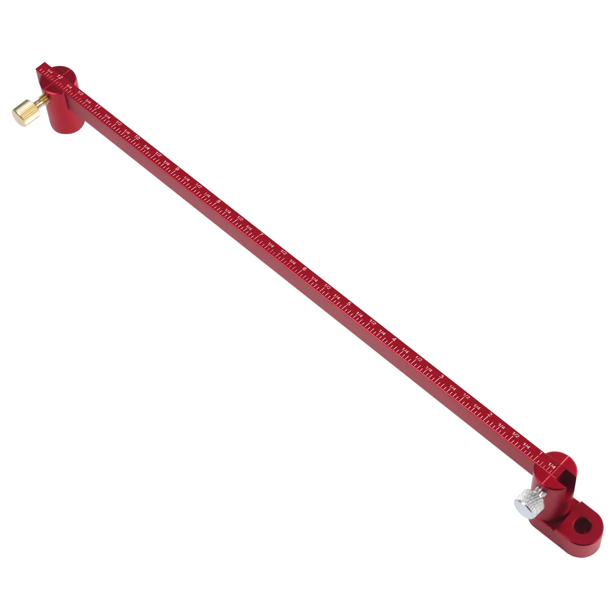 320mm/550mm Holzbearbeitungs-Anreißlineal, Metrisch & Zoll, Verlängertes Aluminium-Anreißlineal, Holzbearbeitungs-Zirkel – Detail 9