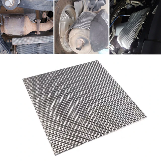 Embossed Aluminum Heat Shield Heat Shield Firewal Floor Pan Fuel Tank  Silver Turbo Manifold 300mm X 500mm Aluminum - AliExpress