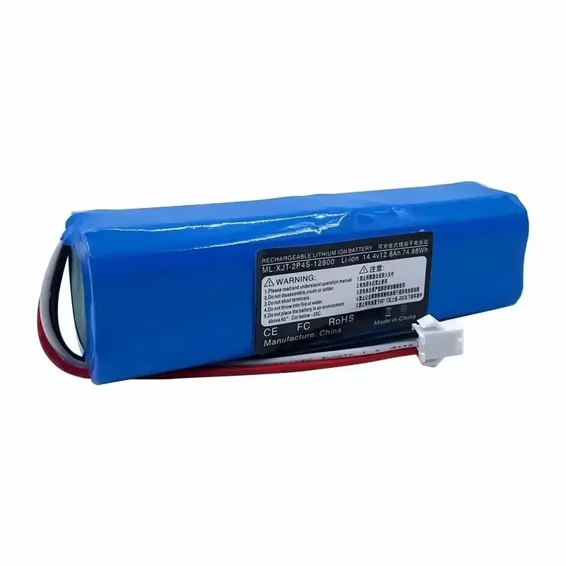for Xiaomi Lydsto R1 rechargeable lithium-ion battery, robot vacuum cleaner,viomi s9,battery pack, genuine 12800mAh-5200mAh 6