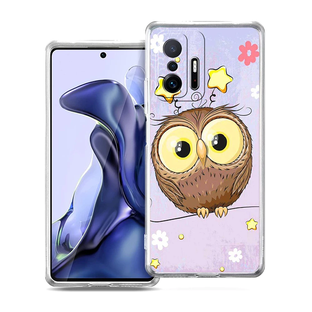 Adorable Owl Soft Transparent Phone Case