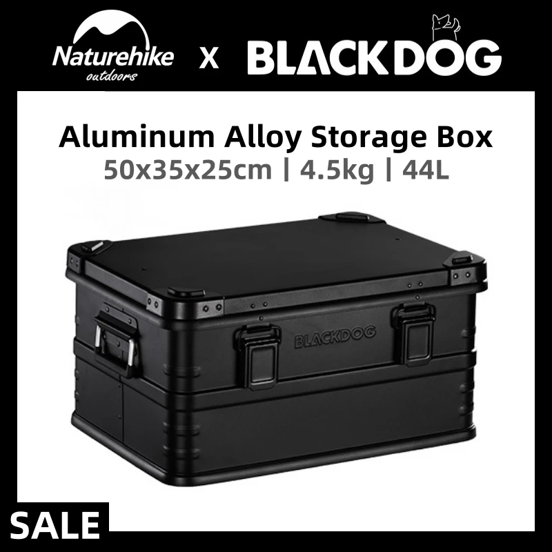 NaturehikeBLACKDOGOutdoor44LAluminiumAlloyStorageBoxSundries