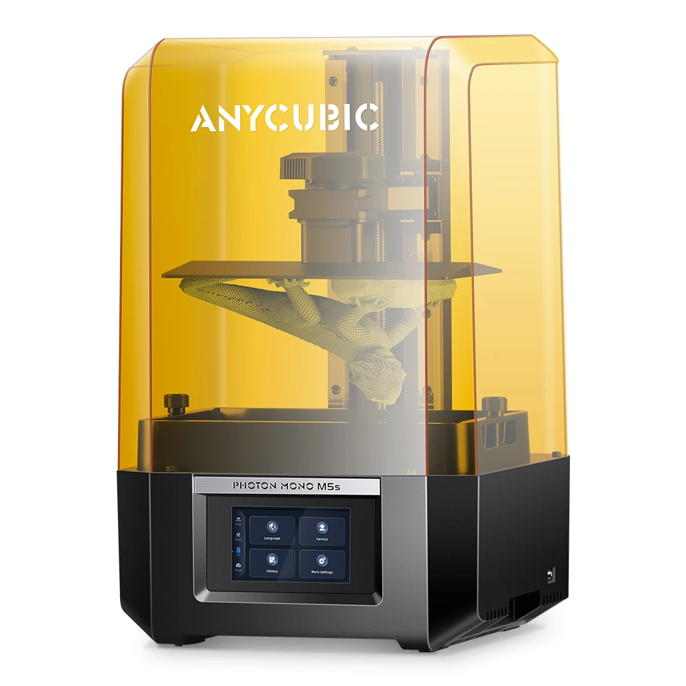 Nuovo Design All'Ingrosso Anycubic 10.1 "Monocromatico 3X Più Veloce 12K Anycubic Photon Mono M5S Stampante 3D Per Gioielli In Oro