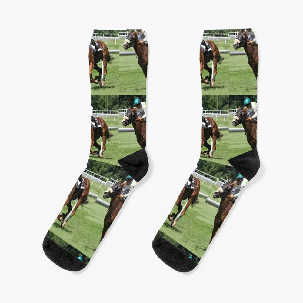 

Equine Horse Racing pet Socks Thermal man winter Antiskid soccer Crossfit sheer Socks Women's Men's