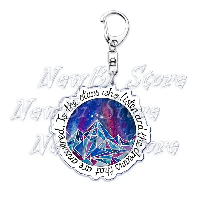 Acotar Schlüsselanhänger für Accessoires, Taschenanhänger, Rhysand Feyre A Court of Thorns and Roses, Schlüsselanhänger, Ring, Schlüsselanhänger, Schmuck, Fans, Geschenke – Detail 5