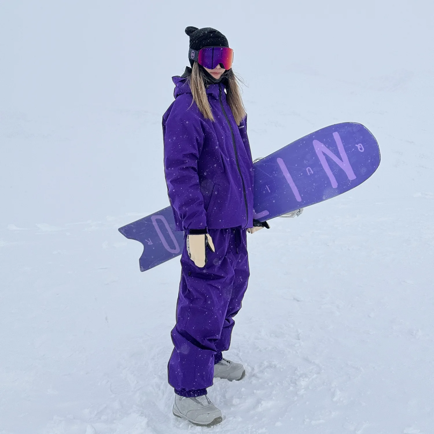 Oversize Women's Ski Jacket 3L Men's Snowboard Clothing Hooded Waterproof Windproof Thermal Winter Outdoor Sports Warm Snow Wear