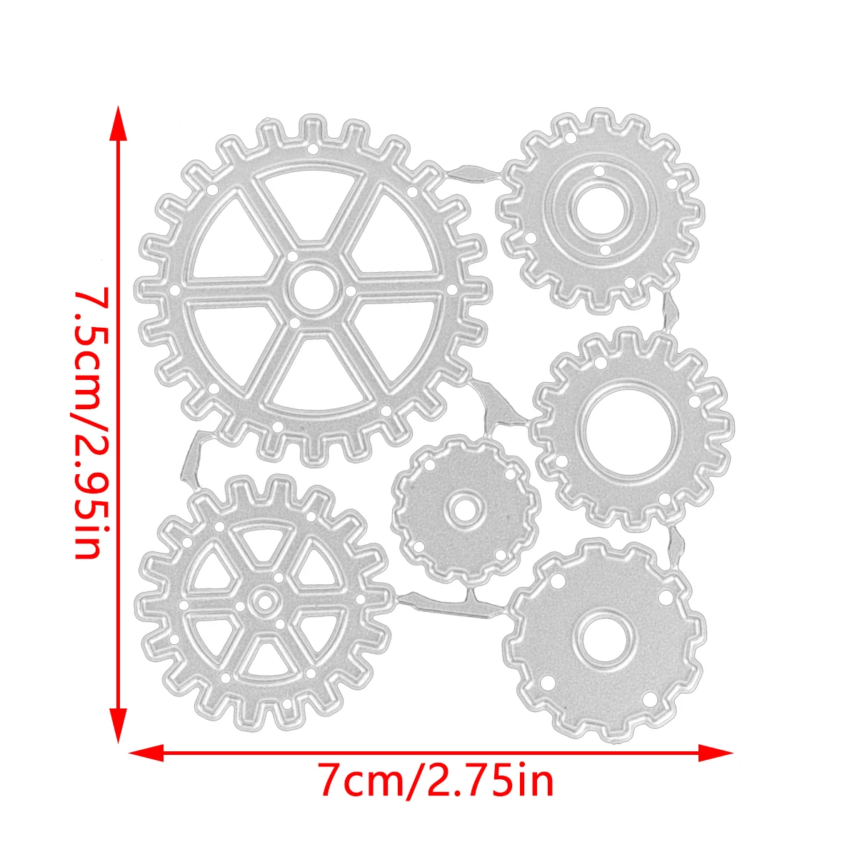 Description Picture 3 of itemEiffel Tower Balloon Tag Letter & Globe Stationery Puzzle Embossed Gear Template Carbon Steel Cutting Dies For DIY Scrapbooking