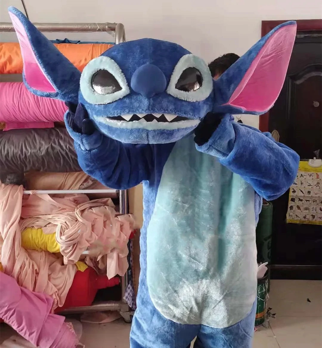 Disfraz de personaje de dibujos animados de Lilo & Stitch, disfraz de  Mascota de Disney, vestido de fantasía publicitario, fiesta de cumpleaños