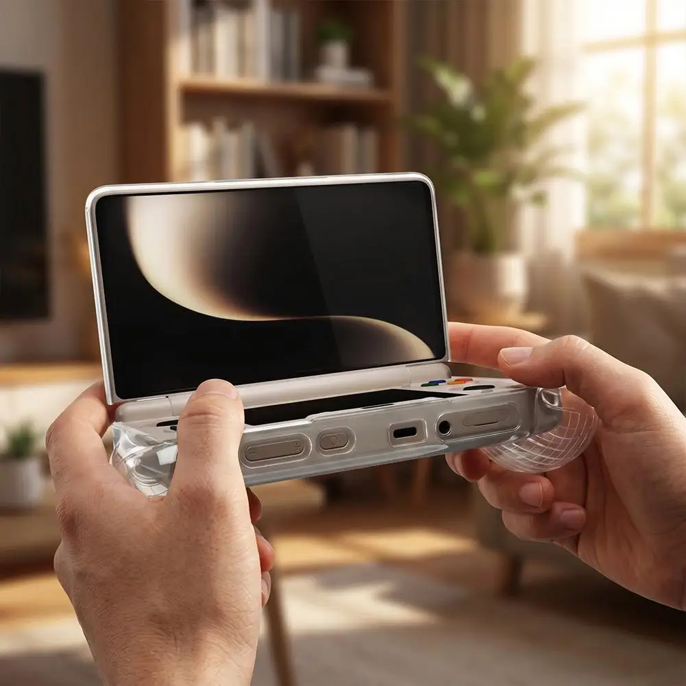 Custodia Protettiva Morbida in TPU Trasparente AYN Thor per Console Portatile, Sottile e Antiscivolo con Tagli Precisi per il Gaming Quotidiano - immagine 2
